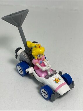 Nintendo Mattel Hotwheels Car Super Mario Kart Princess Peach Umbrella 2018